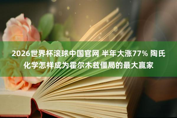 2026世界杯滚球中国官网 半年大涨77% 陶氏化学怎样成为霍尔木兹僵局的最大赢家